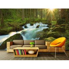 Papel de Parede Paisagens Cachoeira 50 - 2,00 X 3,00 - Voce Decorando