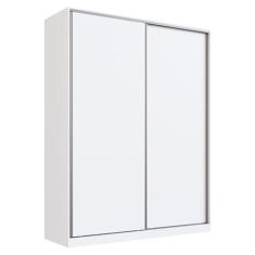 Guarda Roupa Solteiro 2 Portas 3 Gavetas RC 2003 Nova Mobile Branco