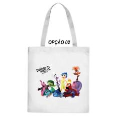 Bolsa Ecobag Divertidamente 2 Alegria Ansiedade Tristeza - LARANJA E M