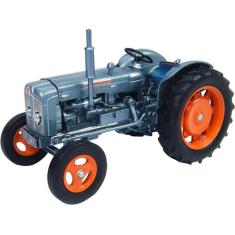 Miniatura trator universal hobbies fordson super mj v3 1/32, Azul metá