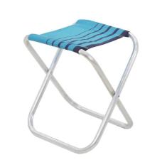 Banqueta De Praia Tramontina Fiji Em Alumínio Com Assento Azul Tramont