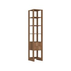 Estante de Livros 40cmx200cm 2 Gavetas 4 Prateleiras - Emovell, Montan