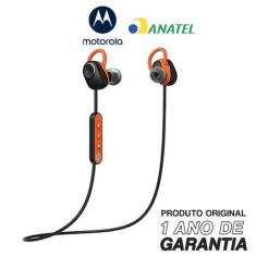 Fone De Ouvido Motorola Bluetooth Verve loop e Microfone Viva-Voz Pret