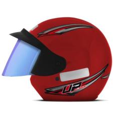 Capacete Masculino Feminino Aberto Mixs Up, VERMELHO, 60