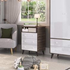 Cômoda Infantil 3 Gavetas Retrô 2041 - Móveis Percasa
