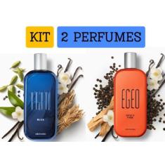 Kit 2 perfumes 1 Egeo Blue + 1 Egeo Spicy Vibe - Refrescante dia e noi