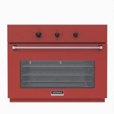 Forno de Embutir a Gas Venax 88,3L Arena GIII Vermelho, 110V