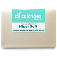 Travesseiro Ortopédico Espuma Especial HiperSoft Super Macio 50x70x14 