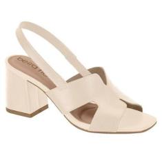 Sandália Feminina Slingback Creme Beira Rio 8436.231-Feminino