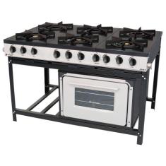 Fogão Industrial Venâncio 6 Bocas Com Forno