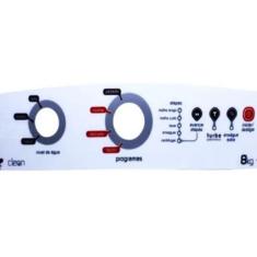 Membrana Adesivo Do Painel Lavadora Brastemp Clean 8Kg Bwb08