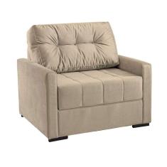 sofá-cama solteiro murilo uno linho bege