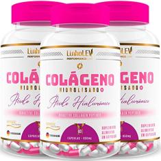 Colágeno Verisol + Ácido Hialurônico 3 Frascos 180 caps