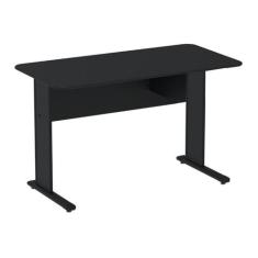 Mesa Escritório 1,50x0,60m s/ Gavetas - Cor Preto - PANDIN - 44092