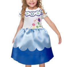 Fantasia Infantil Mirabel com Vestido Floral