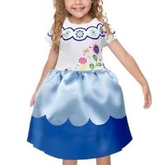 Fantasia Infantil Mirabel com Vestido Floral