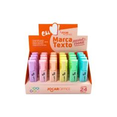MARCA TEXTO CORES PASTEL TREND DISPLAY/24 UNDS JOCAR OFFICE