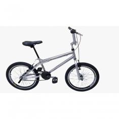 Bicicleta Aro 20 Dnz Cromada Pneu Preto
