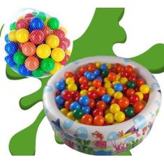 Piscina de Bolinhas 135 Litros Peixinhos 50 Bolinhas Para Crianças Inf
