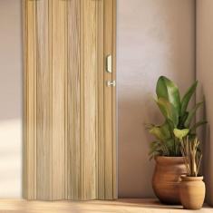 Kit Com 7 Portas Sanfonada De Pvc 210x105cm Bariri Cerejeira