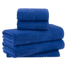 Buddemeyer Jogo de Toalhas Hannah Intense Air Banhão Azul 5 peças