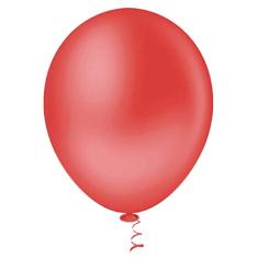 Balão Redondo Vermelho Tamanho 9 c/50 - Pic Pic
