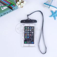 Capa Bolsa A Prova Dágua Impermeável Universal Para Celular - Preto