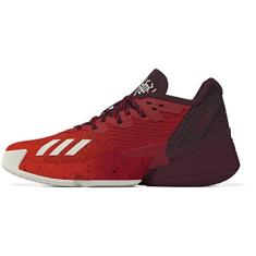 adidas Tênis de basquete unissex D.o.n. Issue 4, Better Scarlet-Cream Branco-Sombra Vermelha, 39