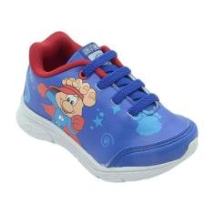 Tênis Infantil Pé com Pé Casual Calce Fácil Azul Menino-Masculino