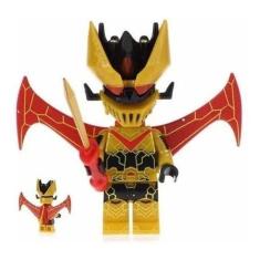 Boneco Blocos De Montar Robô Mazinkaiser Gold