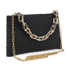 Bolsa Feminina Luxo Quadrada Barato Alça Corrente Transversal De Ombro