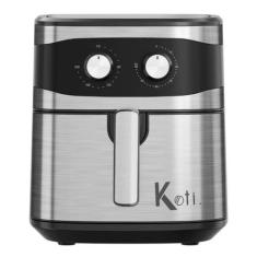 Fritadeira Elétrica 6,5l 1500w Preta E Inox 110v Ou 220v - Koti, 110V