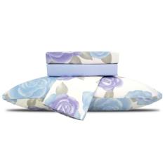 Jogo De Lençol Casal Padrão Estampado 100% Algodão Elástico Extra Maci