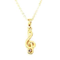 Colar Cordão Nota Musical Sifrão Folheado Ouro 18k - Milena Folheados,