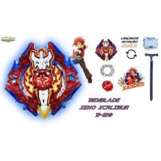 Beyblade Burst C/Lançador Xcalius X2 Beyblader Xander - Extreme Gyro