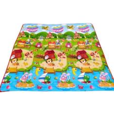 Tapete De Atividades Infantil Grosso - Dupla Face 2,00X1,80M - Dromos 