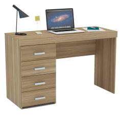 Mesa para Computador ou Escritório Politorno Malta com 4 Gavetas