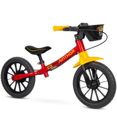 Bicicleta Infantil Nathor Balance Bike Fast Vermelha
