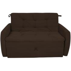 Sofá Cama2 Lugares Meg Marrom Matrix, Marrom, 2