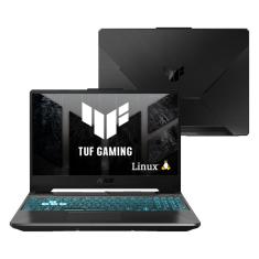 Notebook ASUS TUF Gaming A15 FA506NCG RTX 3050 AMD Ryzen 7 7445HS 8GB RAM 512GB SSD Linux KeepOS Tela 15,6" FHD 144Hz Graphite Black - HN216