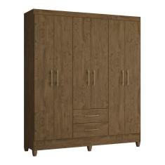 Guarda Roupa Solteiro Panamá Castanho Moval