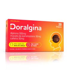 Doralgina Dipirona Sódica 300mg + Isometepteno 30mg + Cafeína 30mg 20 drágeas Neo Química 20 Drágeas