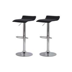 Kit 2 Banquetas Belo Horizonte Preta