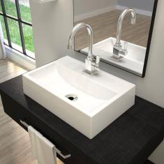 Kit Cuba Q45 com Torneira Luxo 1195 e Válvula 1 Pol. Compace Branca