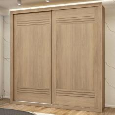 Guarda-Roupa Casal Tripoli 100% Mdf 2 Portas 4 Gavetas Castanho - Mx Móveis