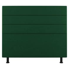 Cabeceira Cama Box Casal Queen Size Malik 160cm Suede Verde - Abmaza