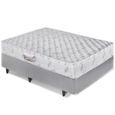 Cama Box Herval Casal Cannes, 64x138x188 cm, Bordado, Espuma D33