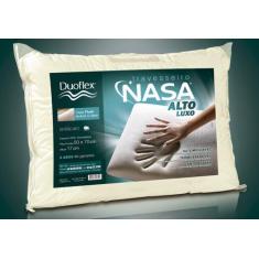 Travesseiro Duoflex Nasa Alto Luxo NN1116 50x70x17cm, Espuma, viscoelá
