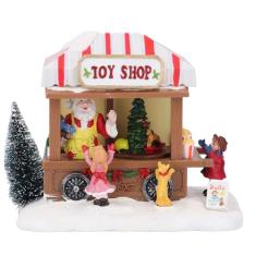 Casa de Música de Natal, Xmas Brilhantes Caixa de música do carro de jantar com luzes decorativas, Decoração de casa de aldeia de Natal a pilhas Edifícios Coleccionáveis de Natal