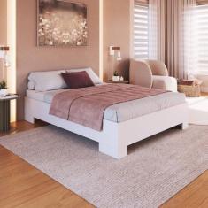 Cama de Casal Queen Box com Estrado Fixo 160 Xangai - Art in Móveis